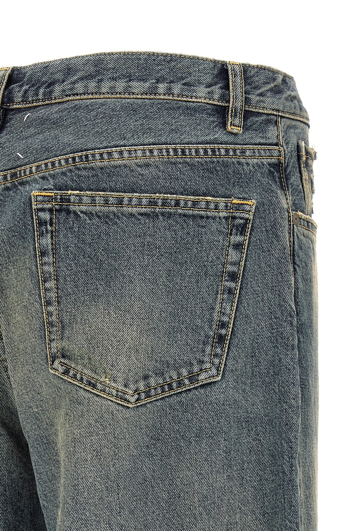 Distressed Denim Trousers