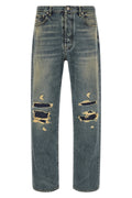 Distressed Denim Trousers