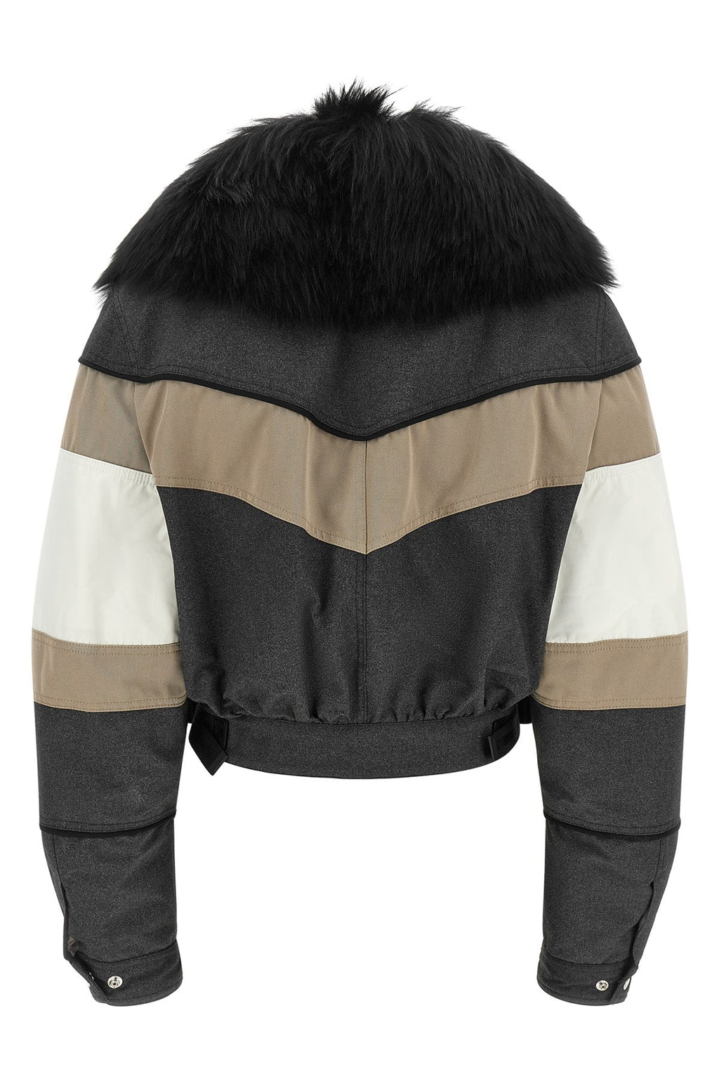 DSQUARED2 Couture Ski Bomber with Voluminous Collar