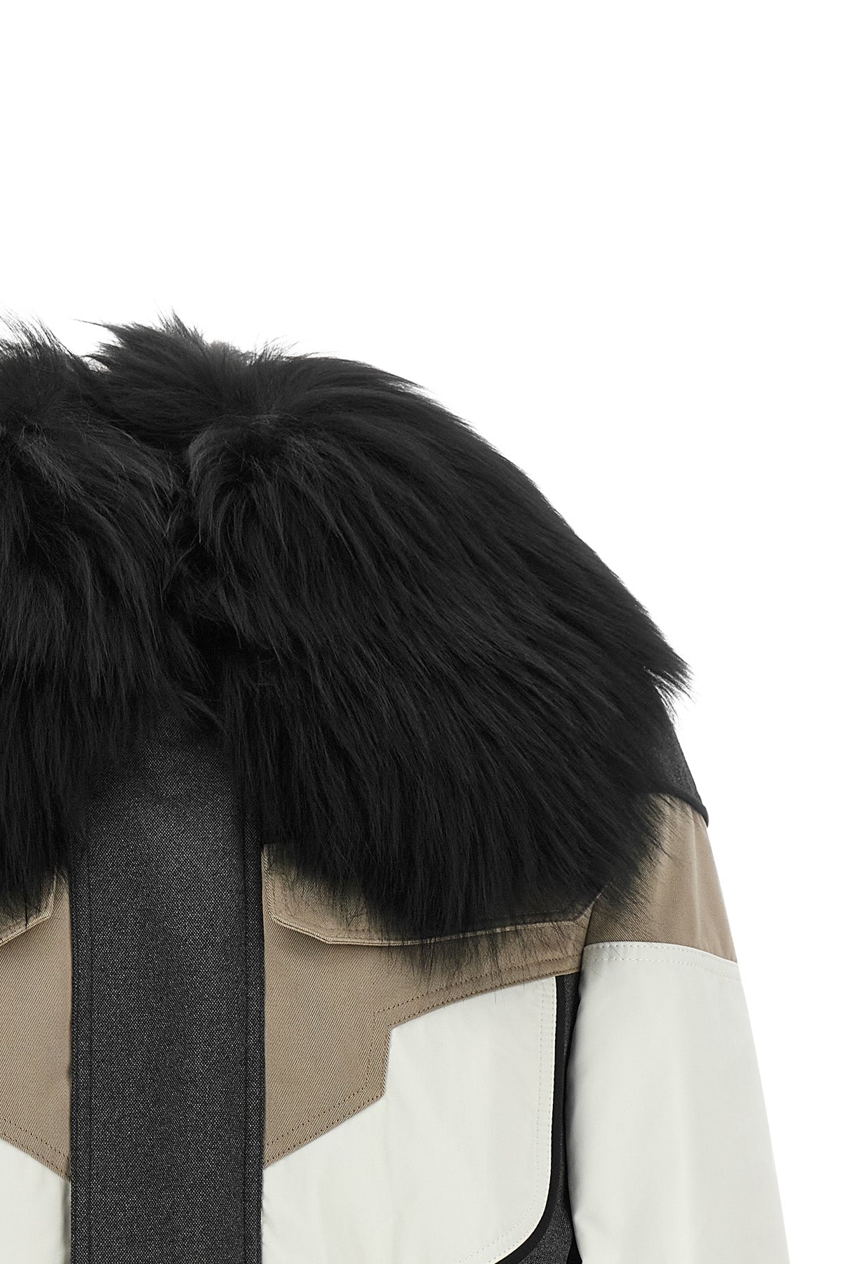 DSQUARED2 Couture Ski Bomber with Voluminous Collar