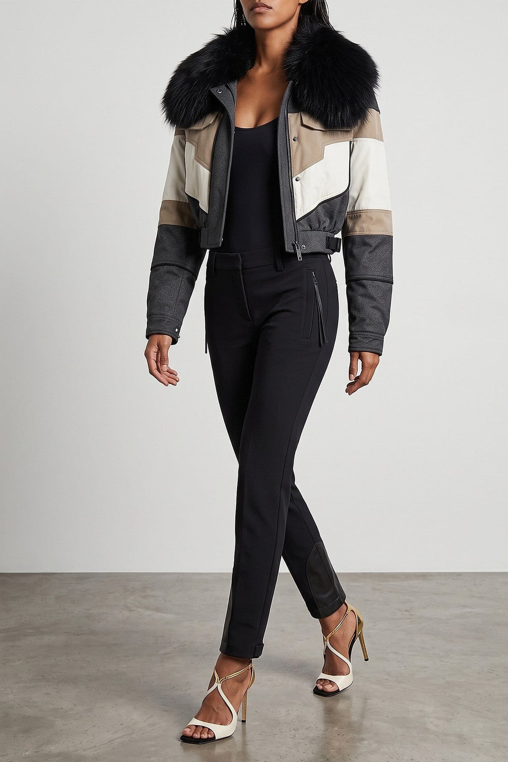 Slim-Fit Cigarette Trousers