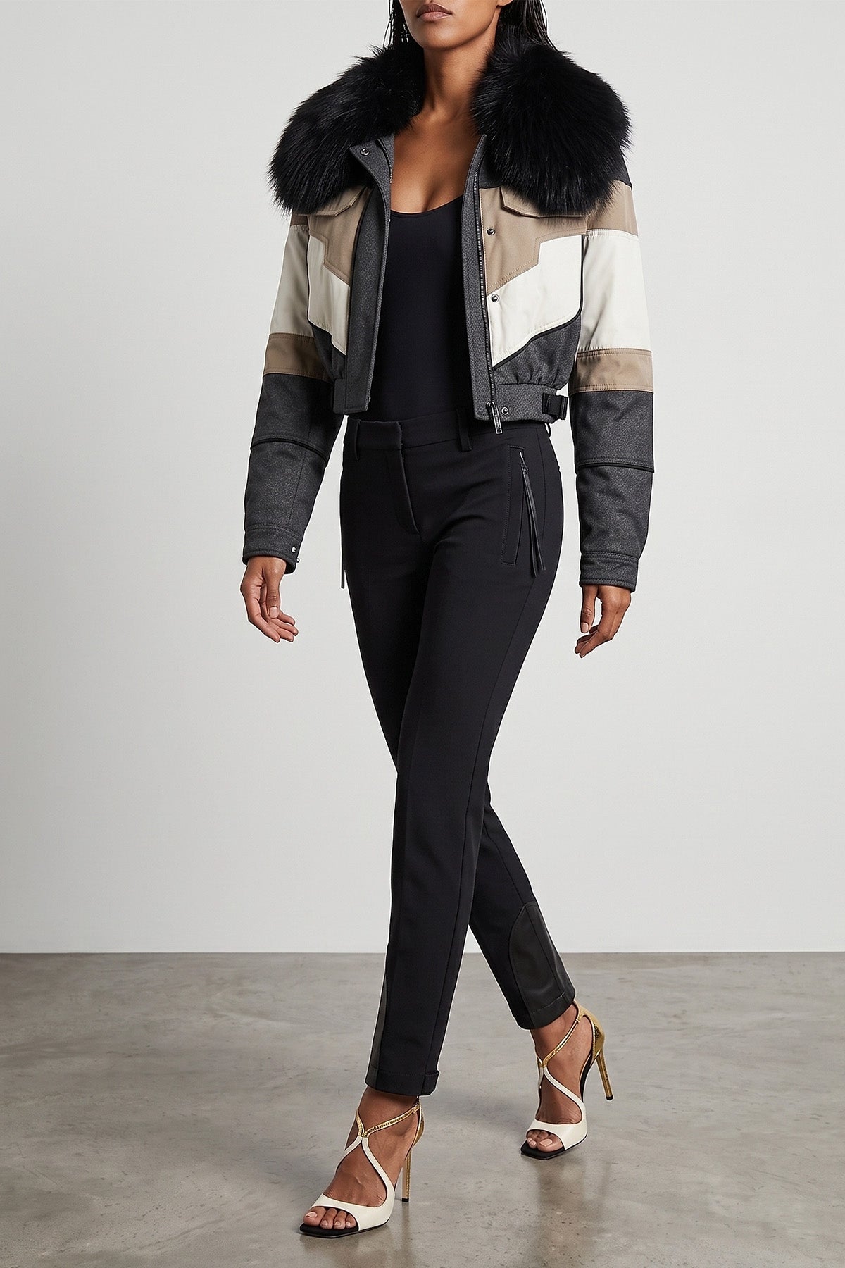 Slim-Fit Cigarette Trousers