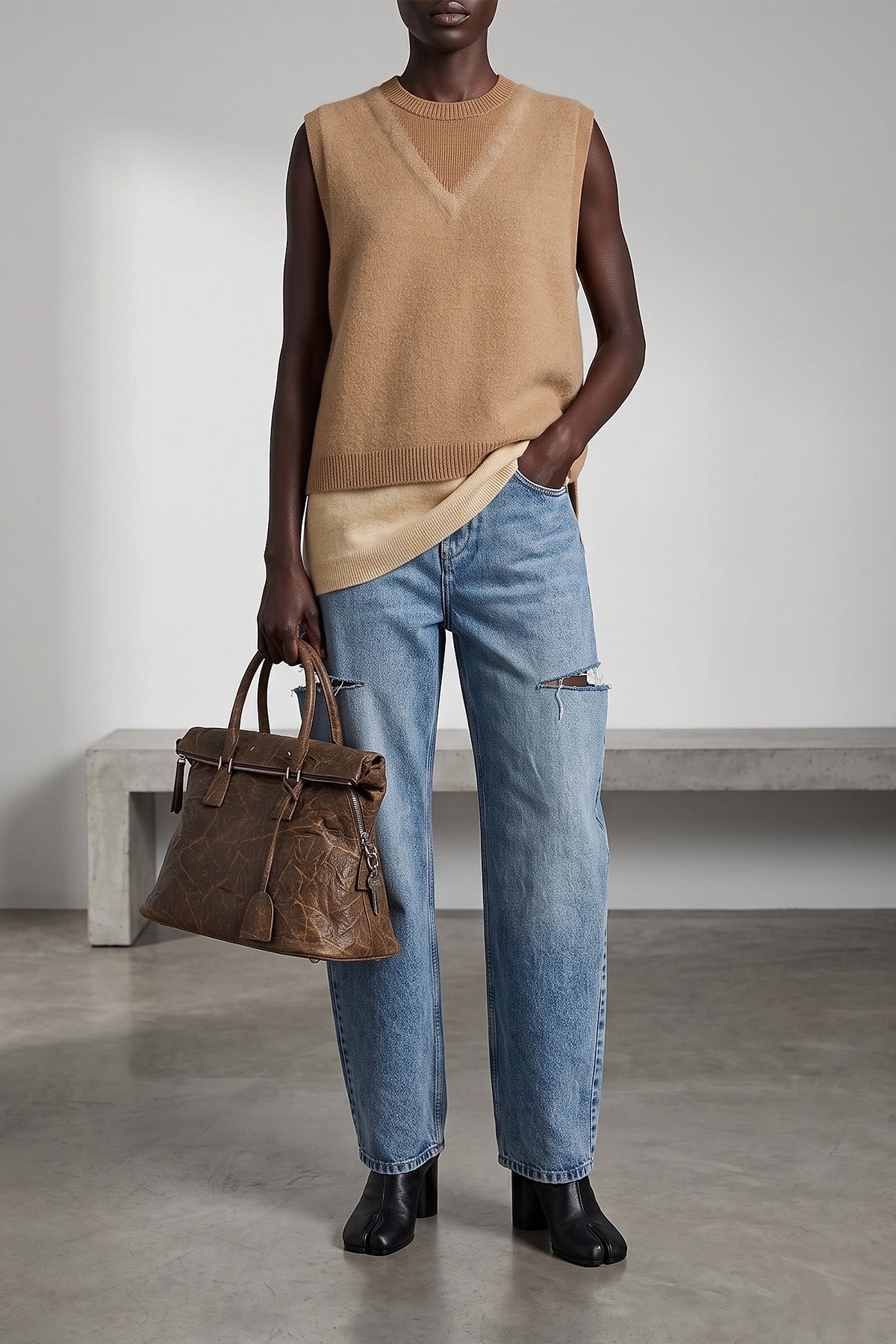 '5AC Soft' medium shoulder bag