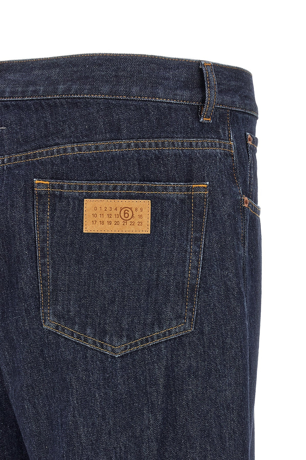 Patchwork insert jeans