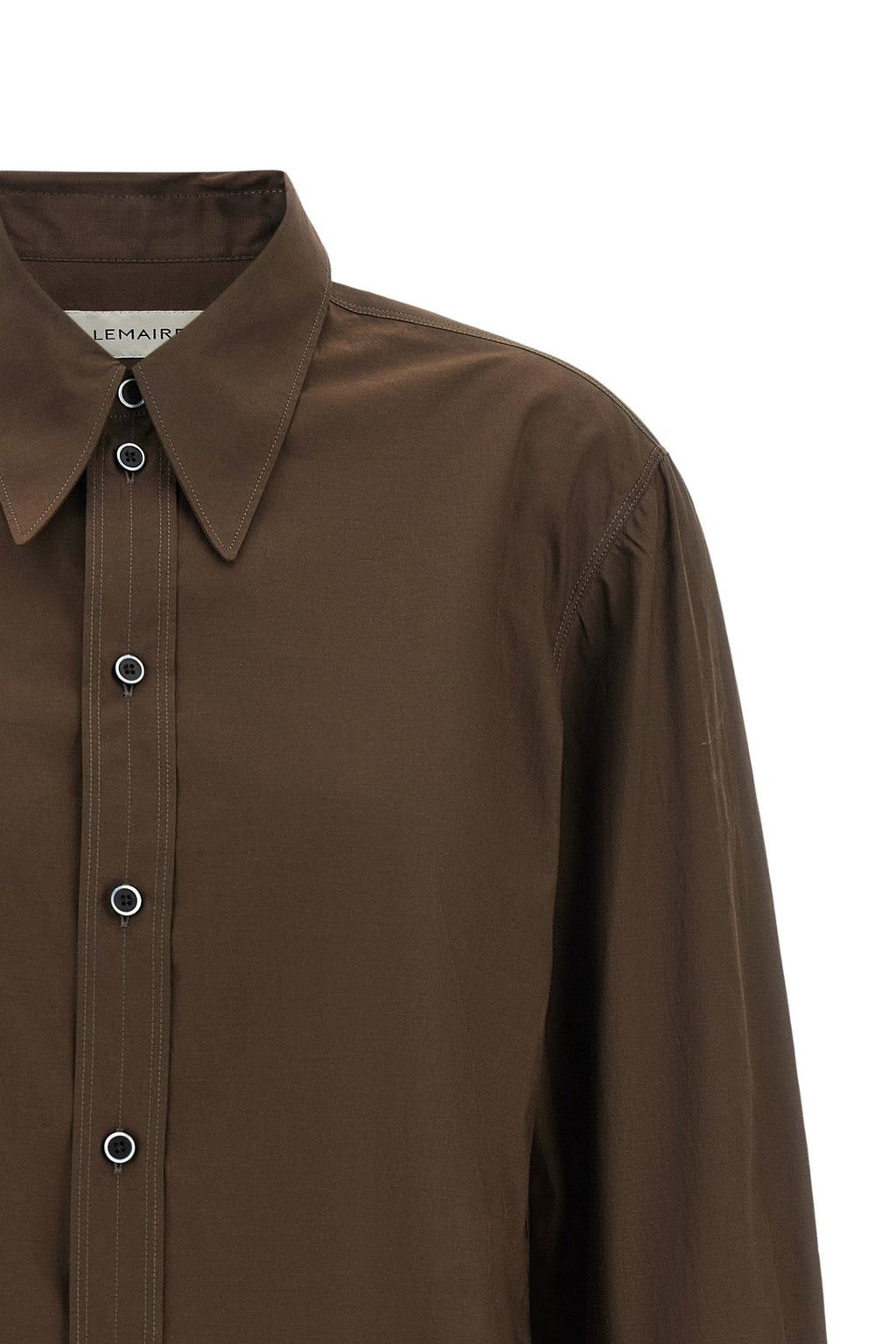 LEMAIRE Pointed Collar Silk-Blend Shirt