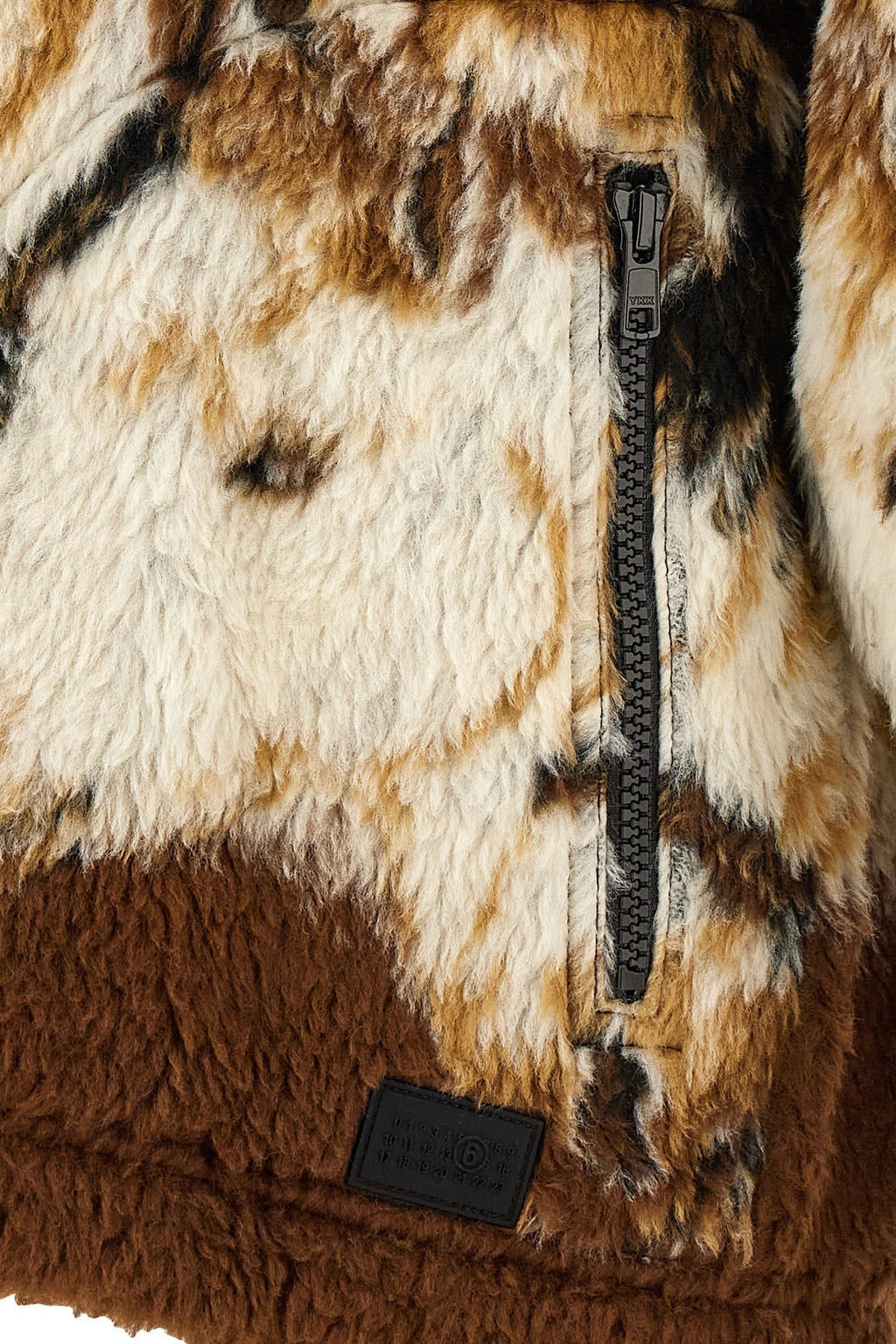 Graphic Print Fleece Jacket