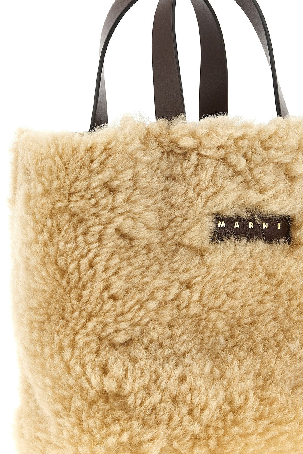 Marni Handbag with Shearling Panels