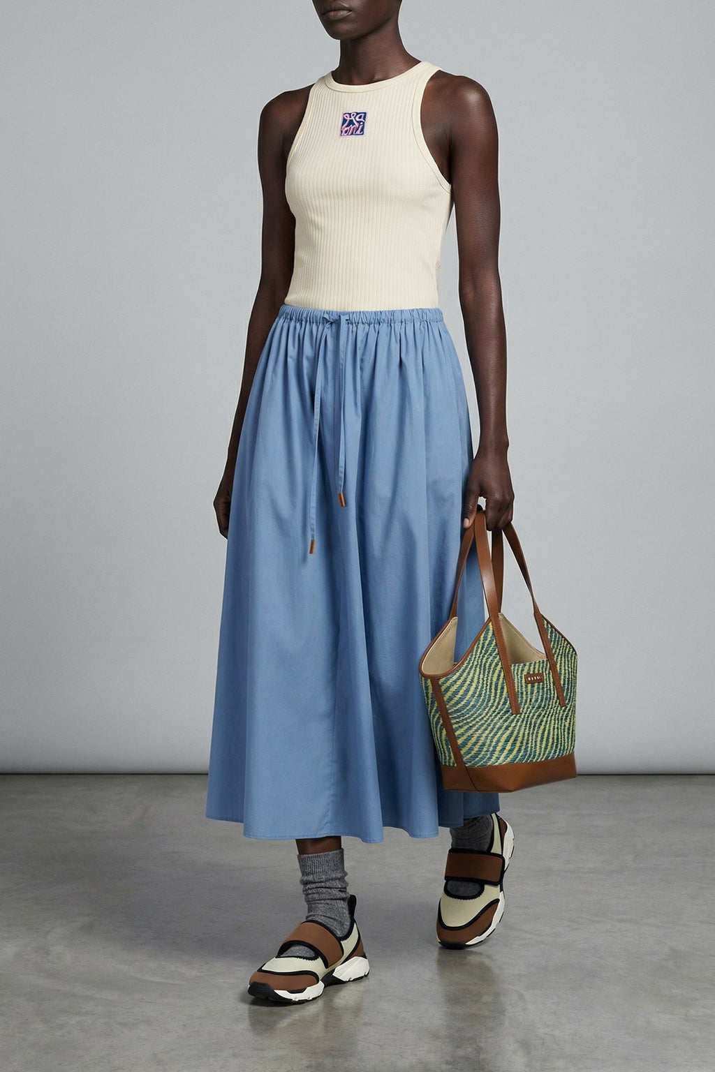 Marni Tote Bag With Woven Texture