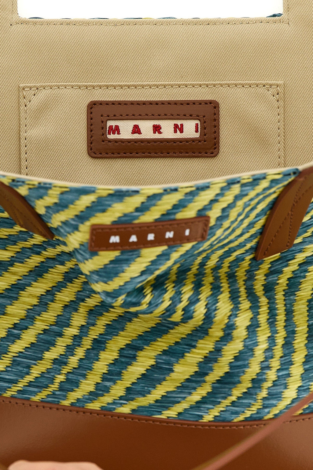 Marni Tote Bag With Woven Texture