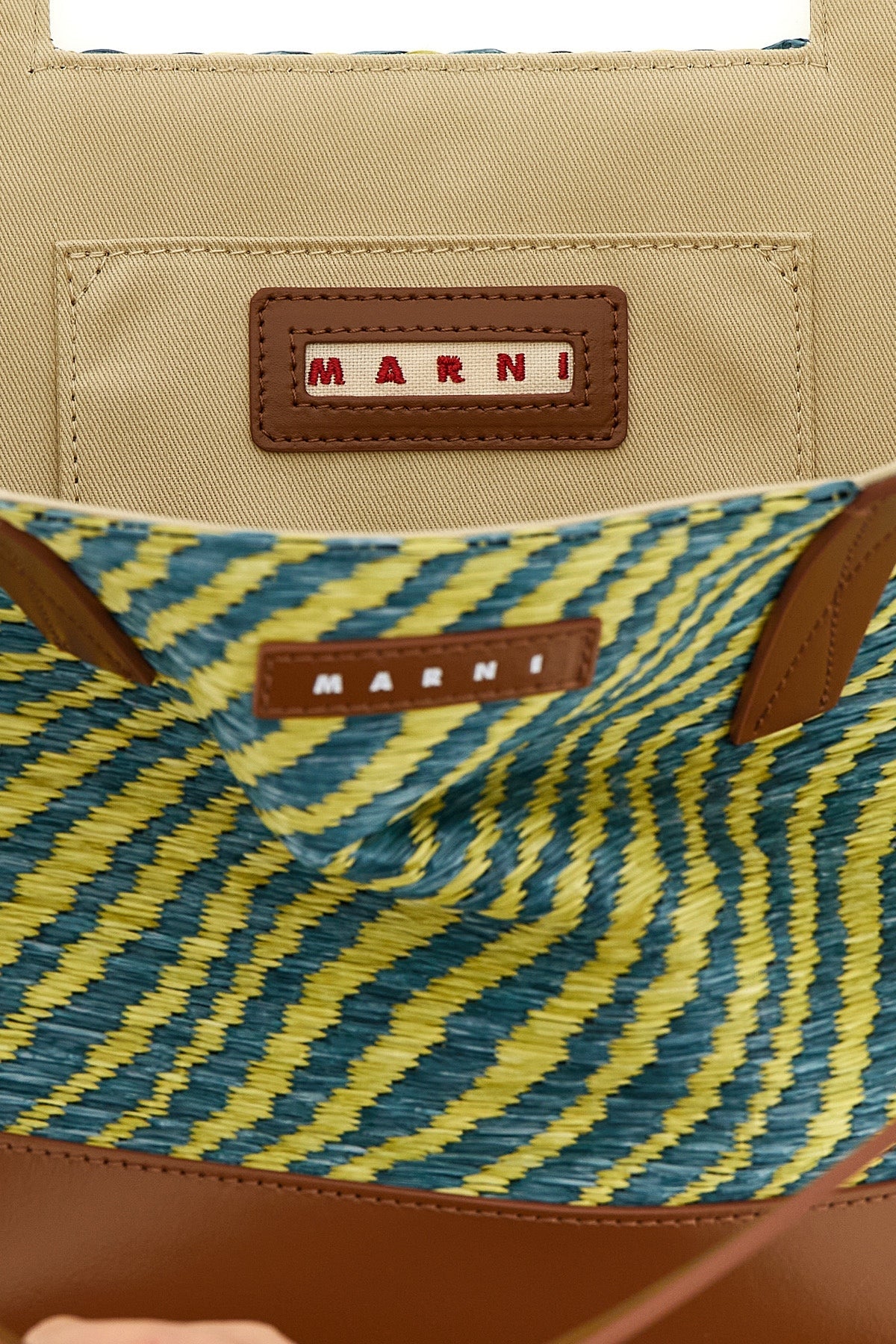 Marni Tote Bag With Woven Texture