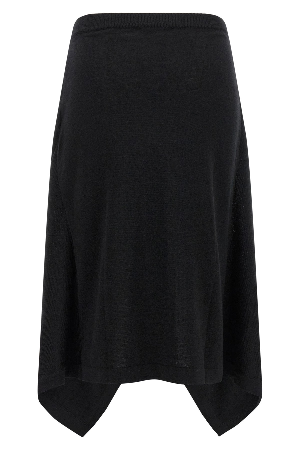 Lemaire Skirt with asymmetric buttoned drape