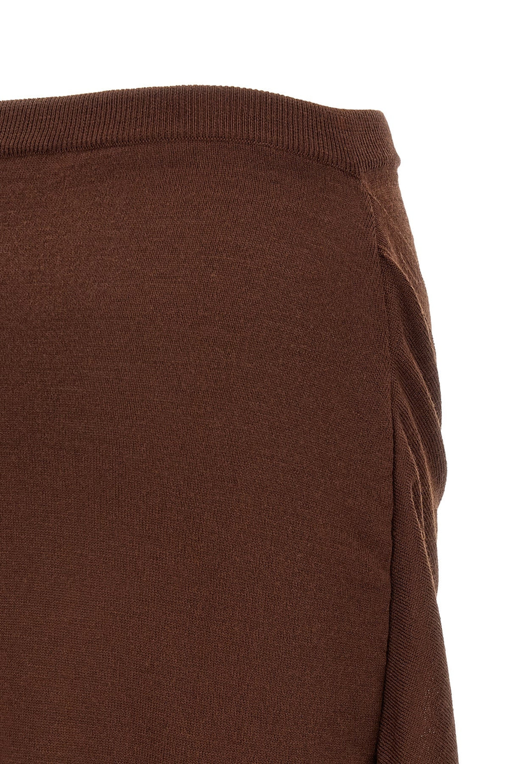 Asymmetric Buttoned Skirt