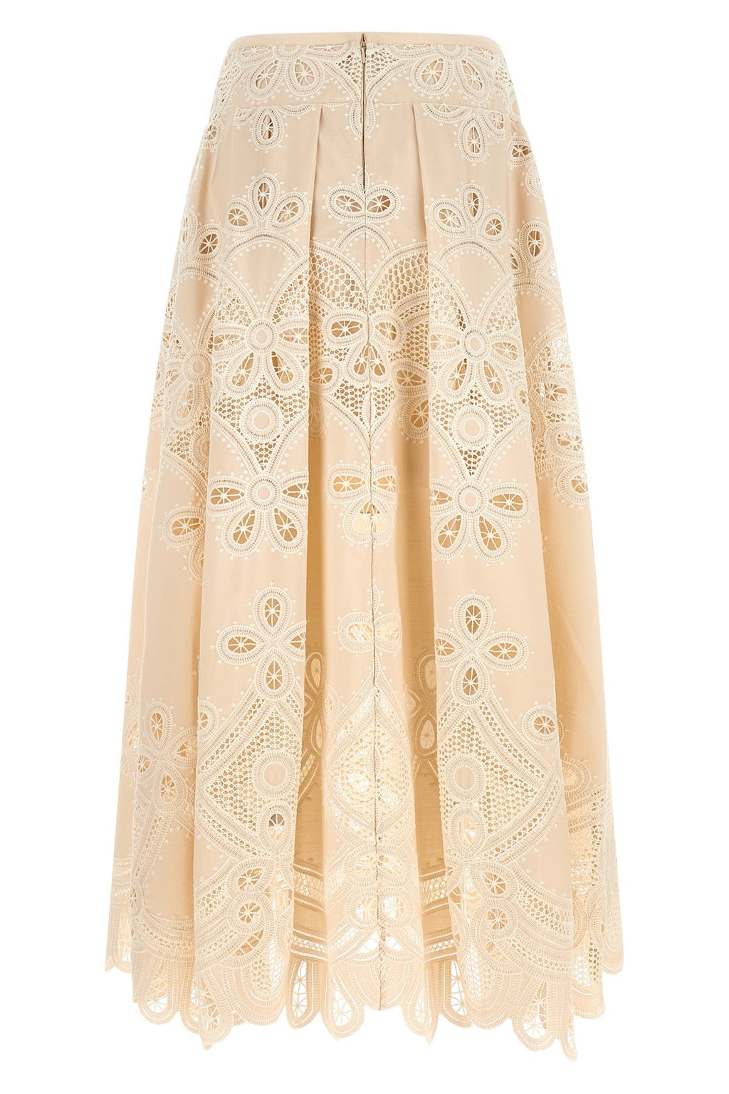 Carving embroidery skirt