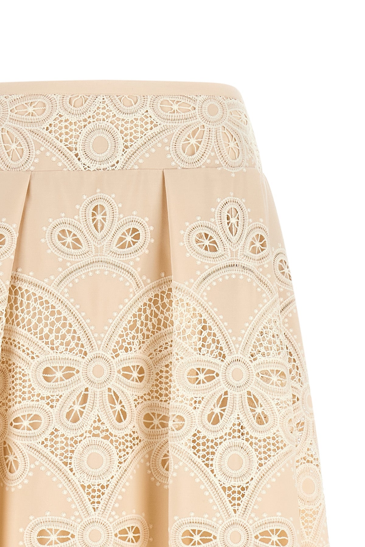 Carving embroidery skirt
