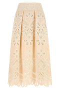 Carving embroidery skirt