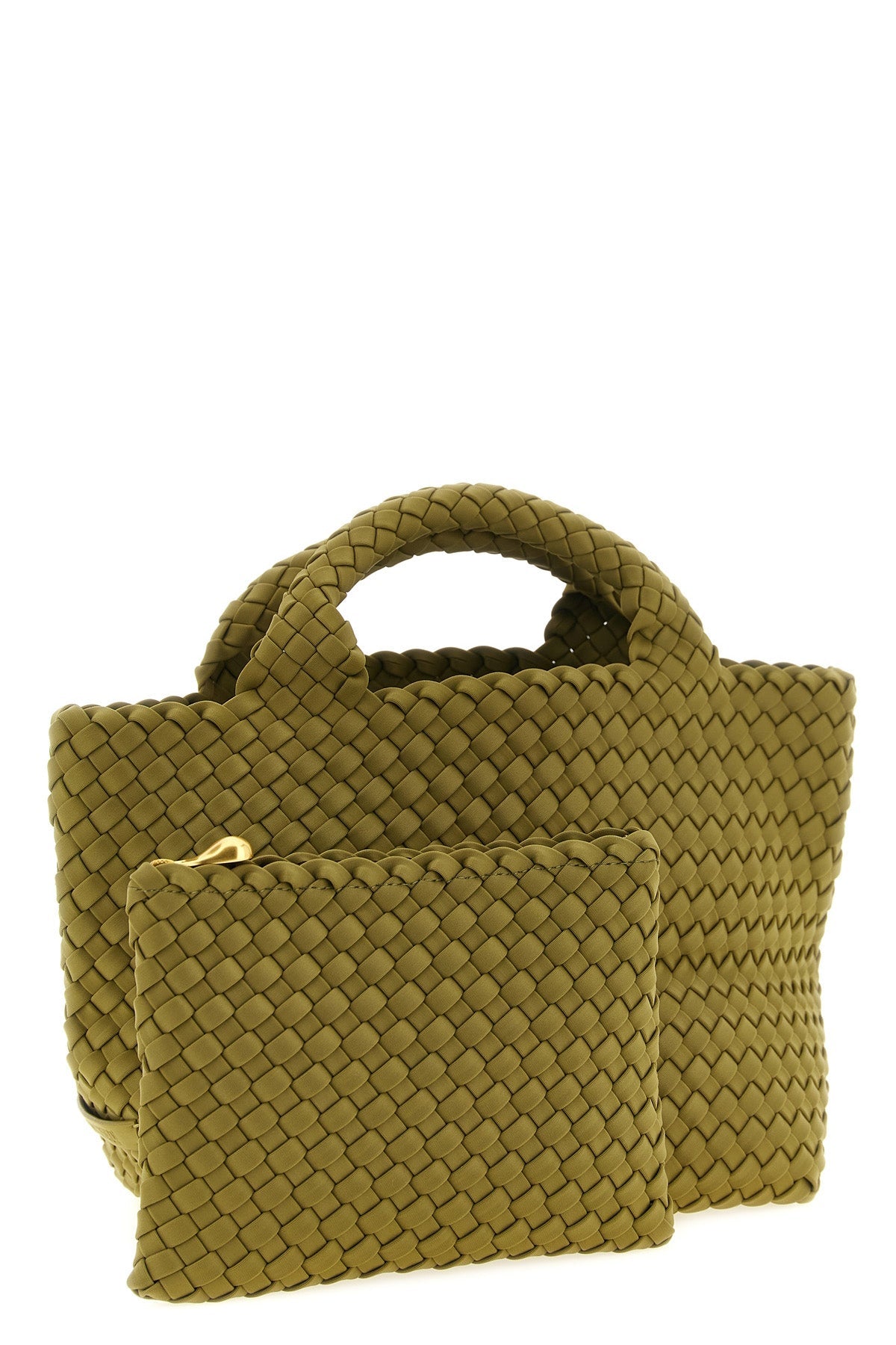 NAGHEDI Handbag with Woven Construction