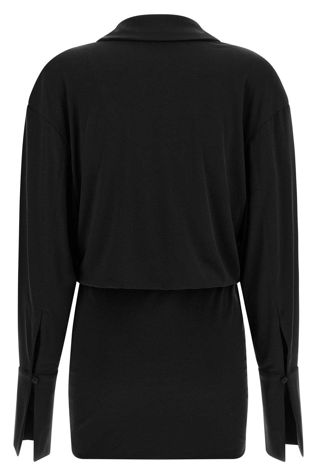 THE ANDAMANE Mini Dress with Draped Bodice