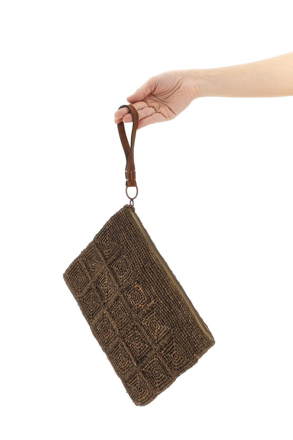 IBELIV Tanala Pouch with Geometric Weave