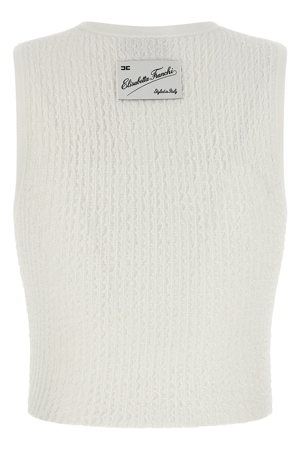 Elisabetta Franchi Textured Knit Top
