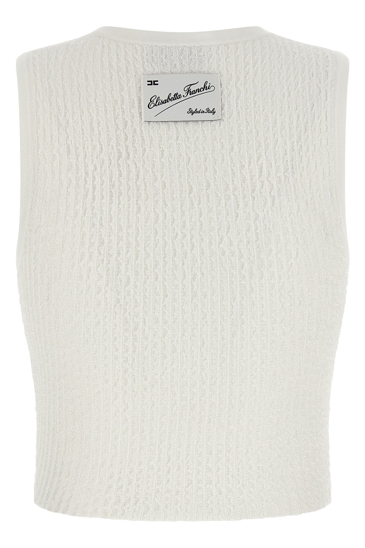 Elisabetta Franchi Textured Knit Top
