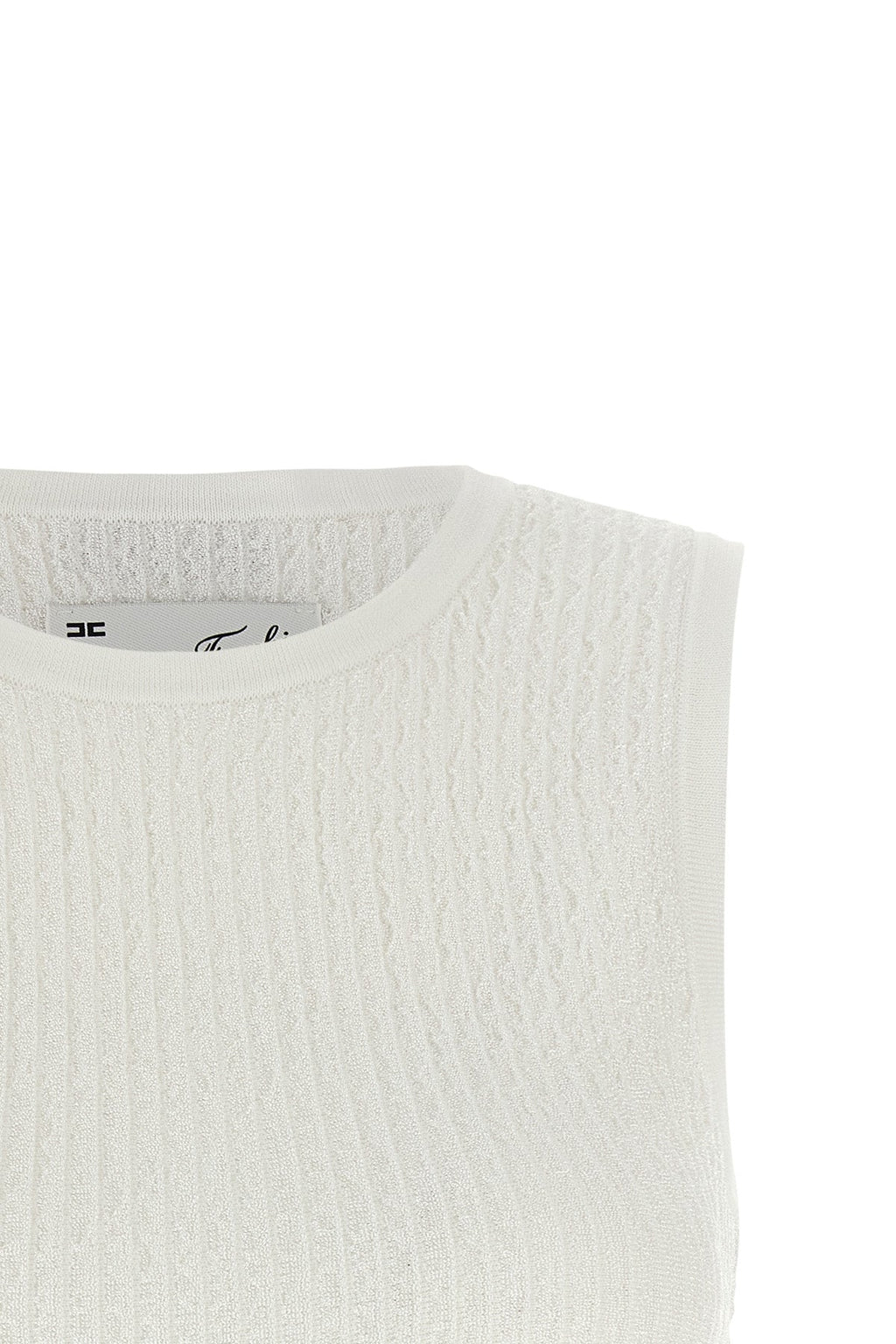 Elisabetta Franchi Textured Knit Top