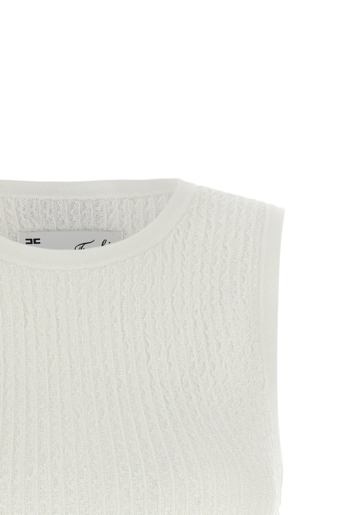 Elisabetta Franchi Textured Knit Top