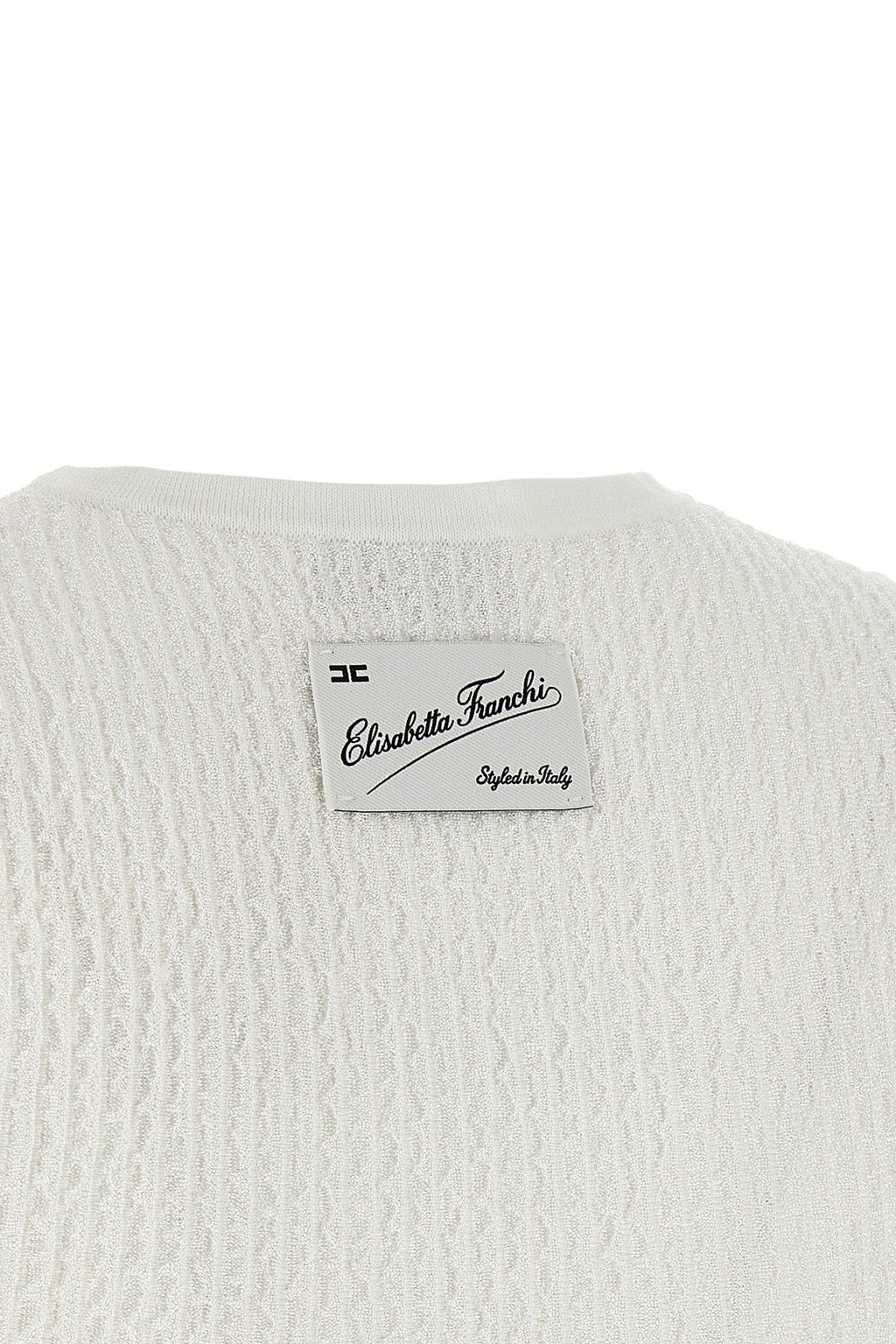 Elisabetta Franchi Textured Knit Top