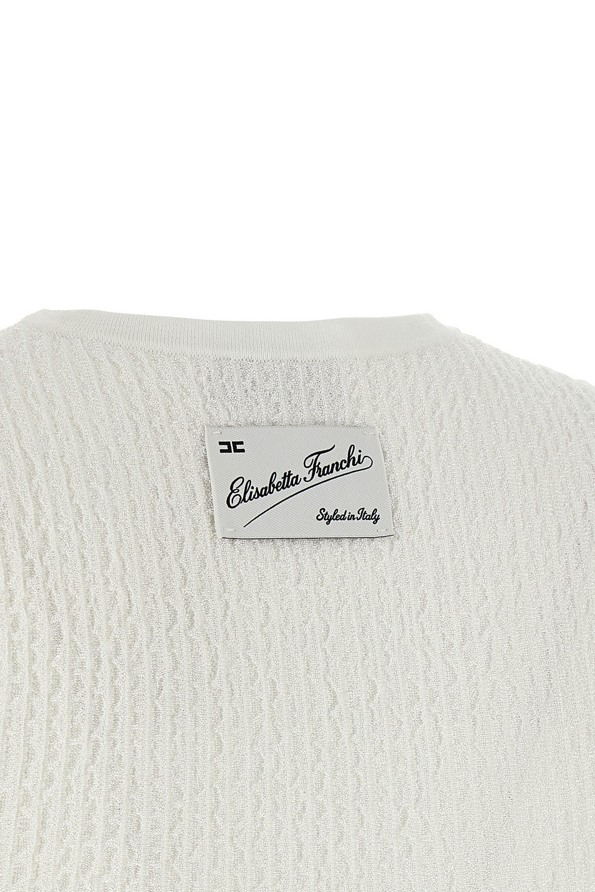 Elisabetta Franchi Textured Knit Top