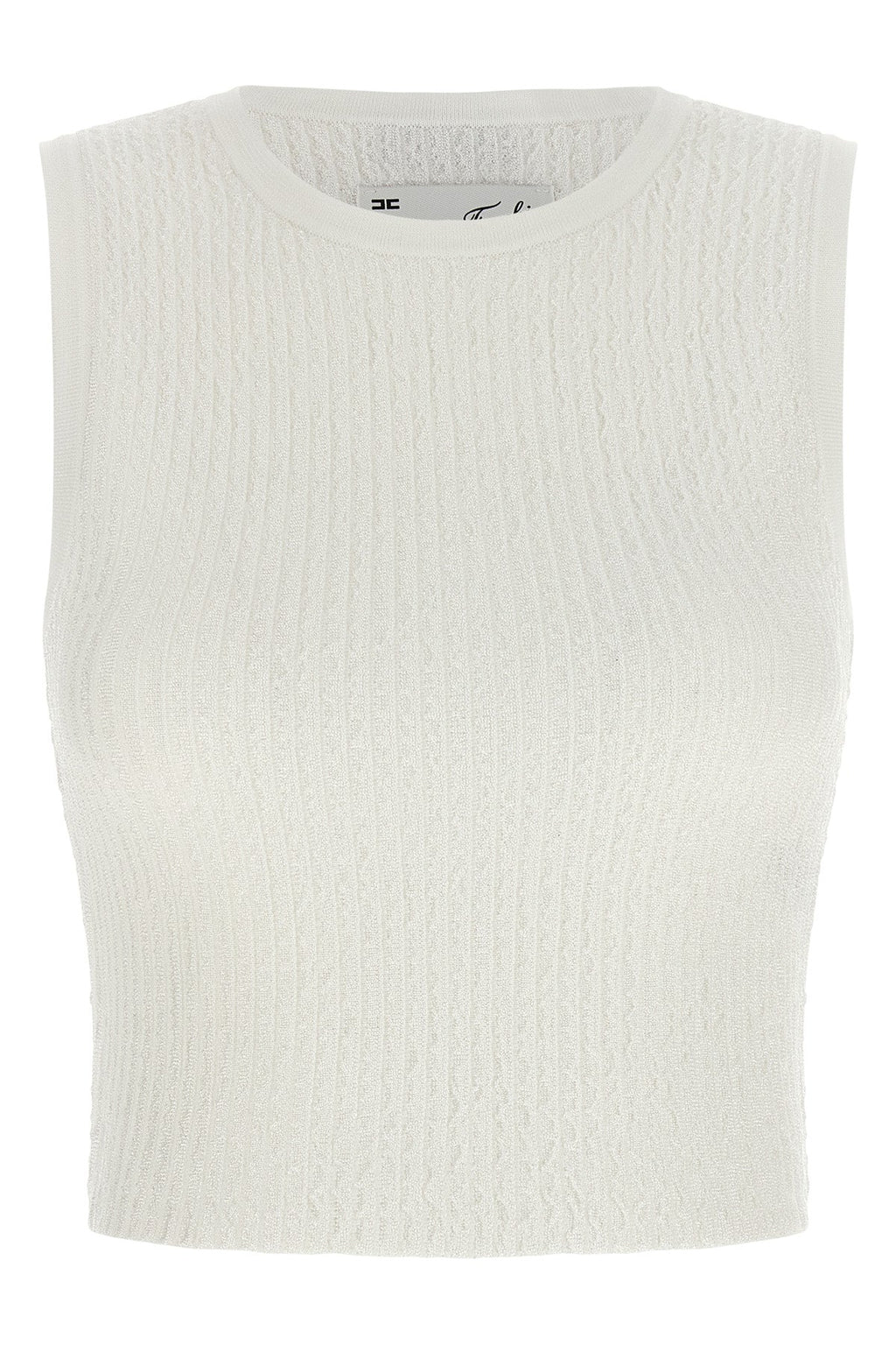 Elisabetta Franchi Textured Knit Top