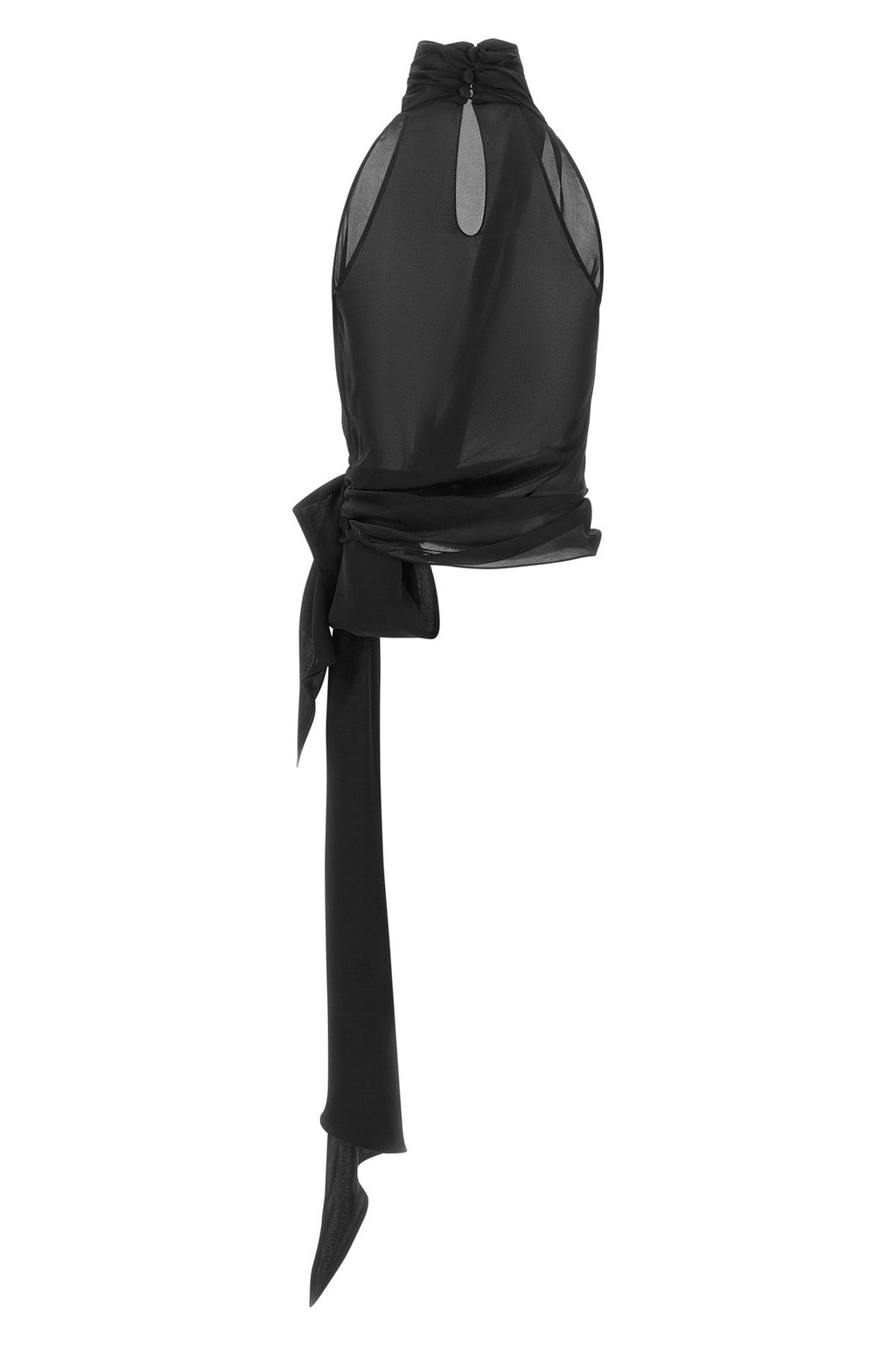 Draped Halterneck Top