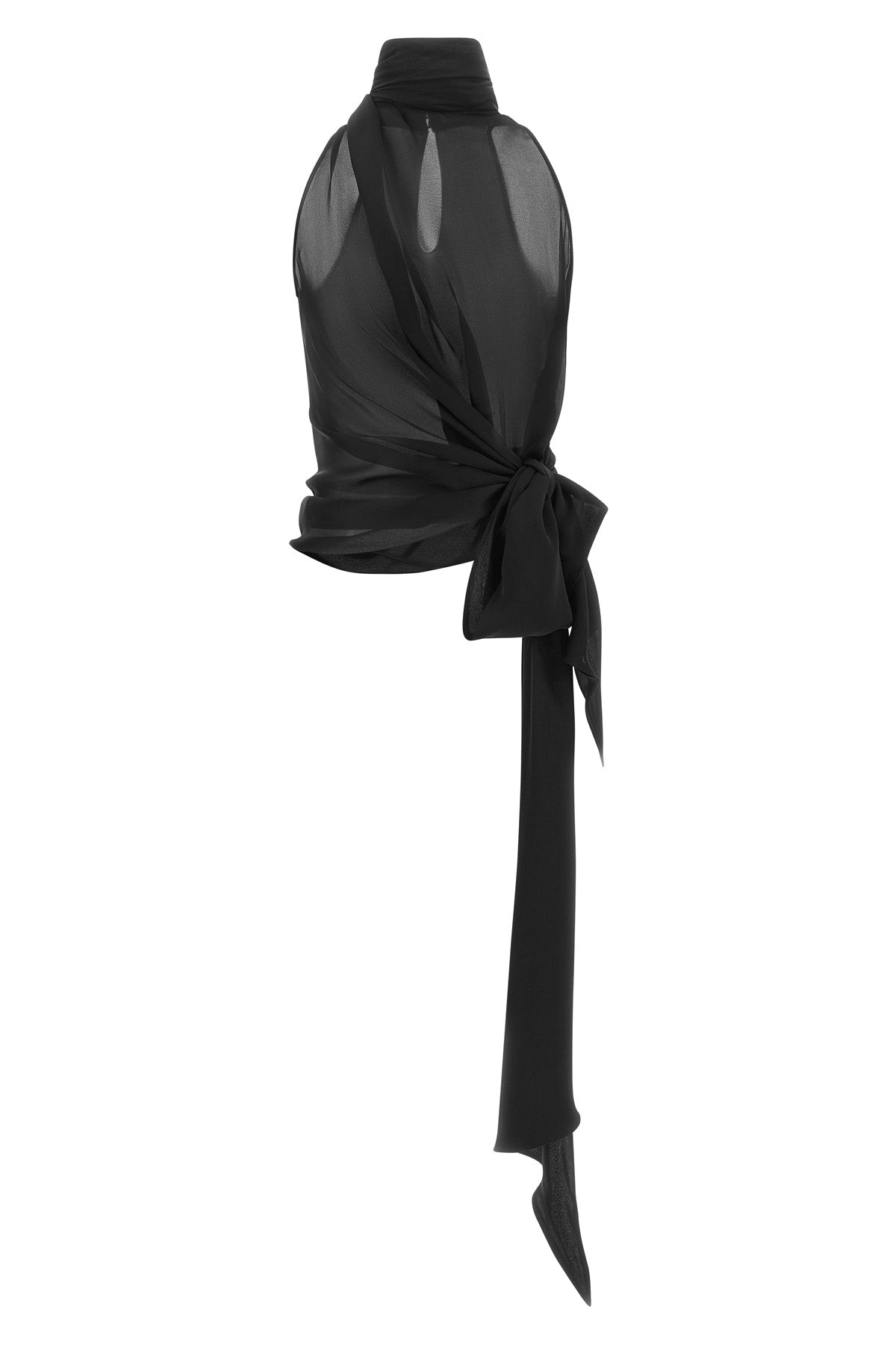 Draped Halterneck Top