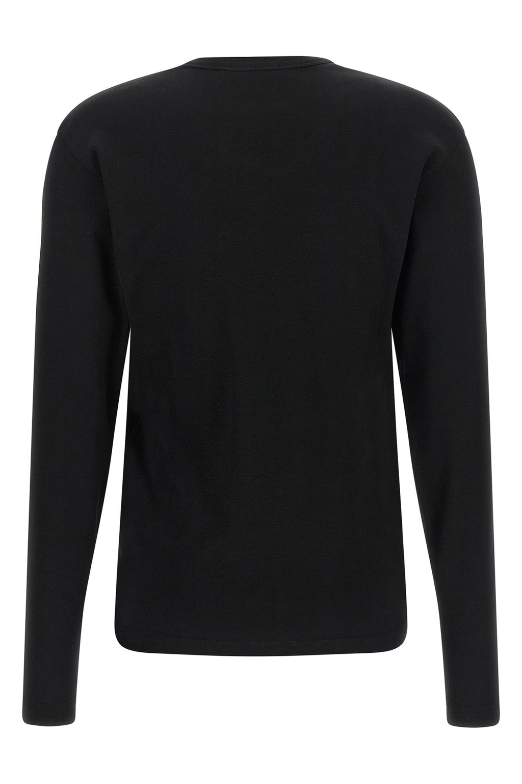 Lemaire Long Sleeve Top with Ribbed Crew Neck