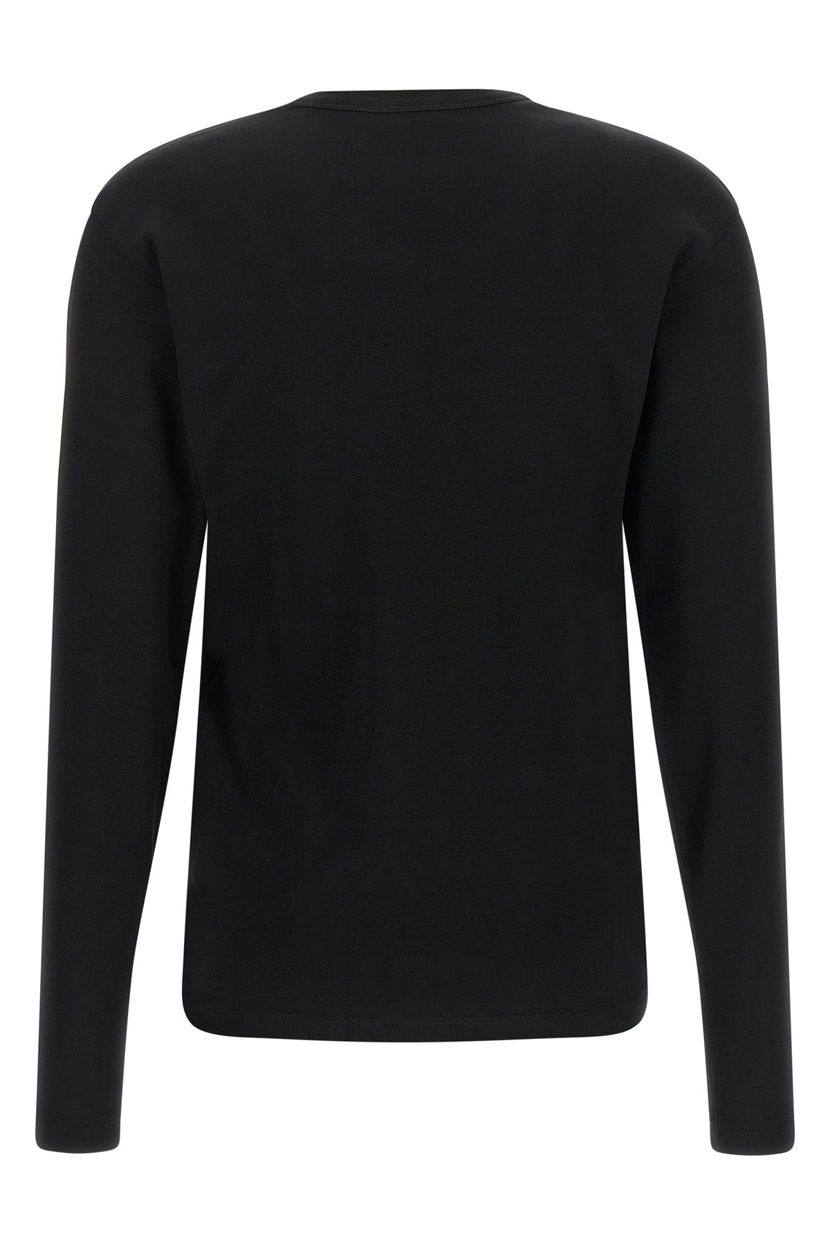 Lemaire Long Sleeve Top with Ribbed Crew Neck