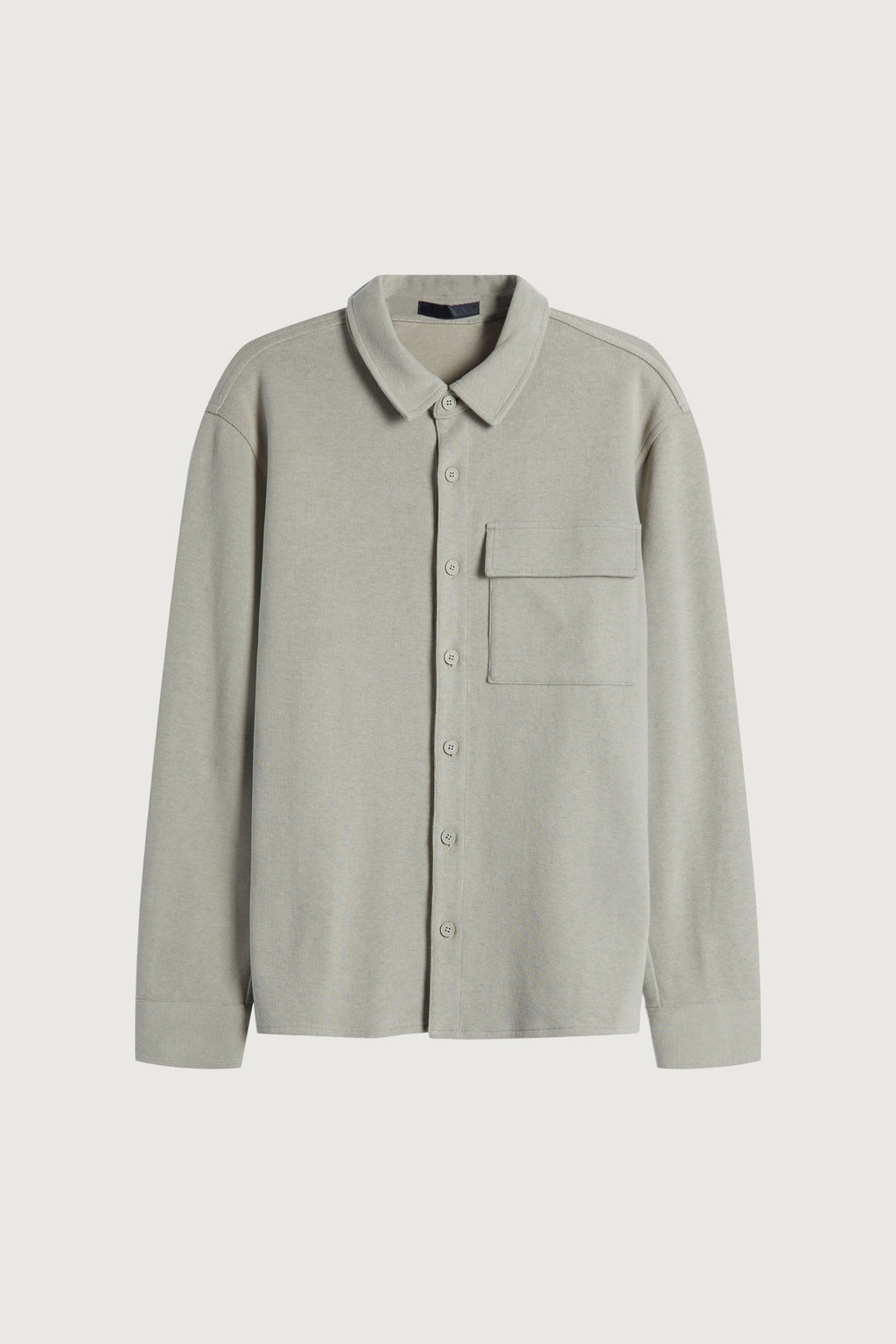 KNIT BUTTON UP SHIRT
