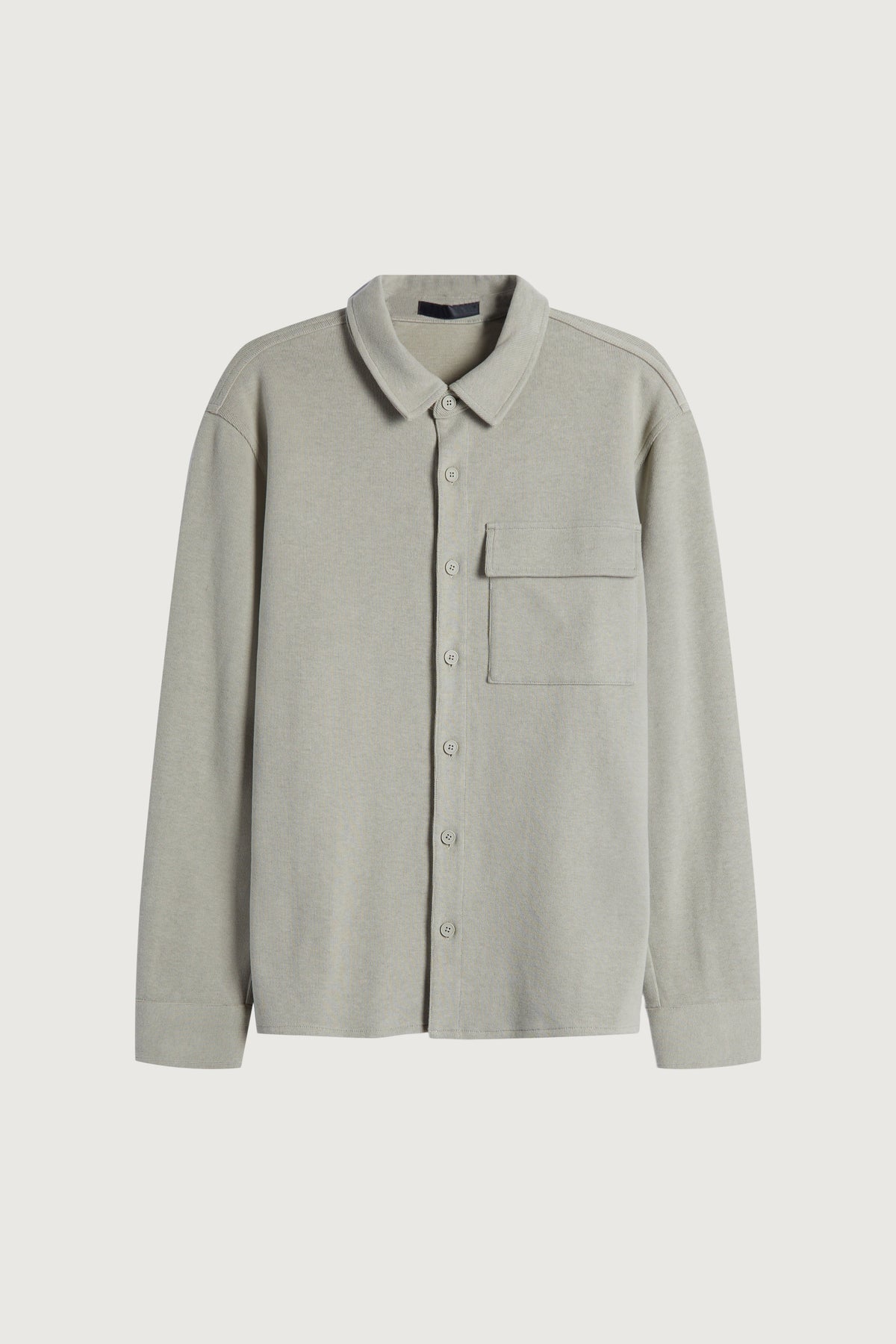 KNIT BUTTON UP SHIRT