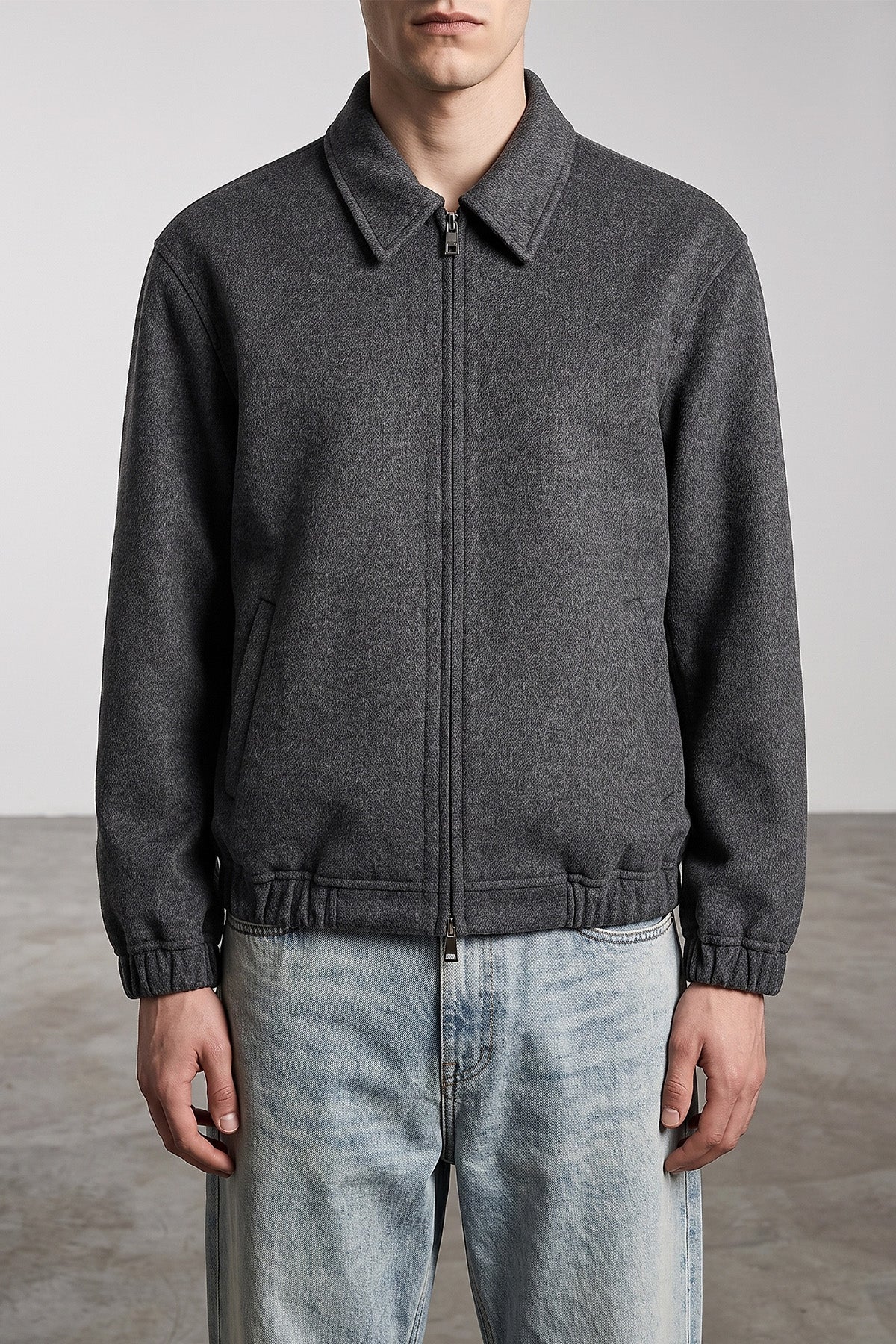 Wool and cashmere jacket