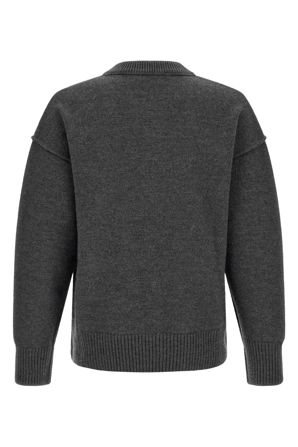 AMI PARIS Crewneck Sweater Exposed Seams