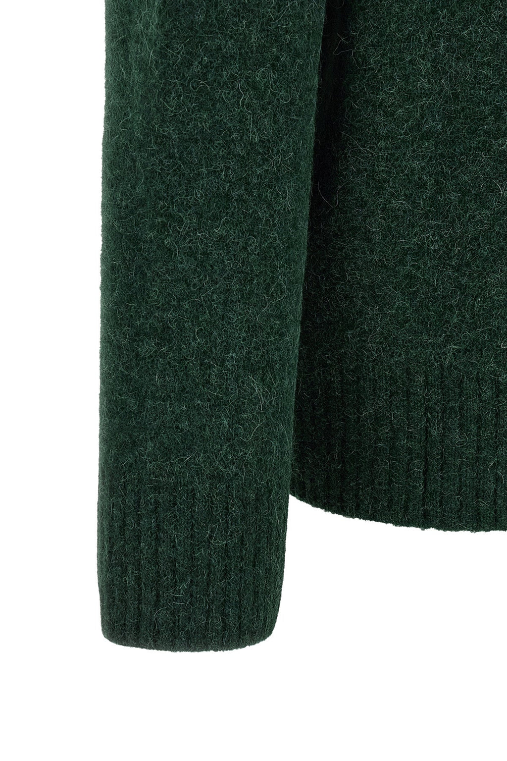 AMI PARIS Alpaca-Blend Polo Sweater with Intarsia Logo
