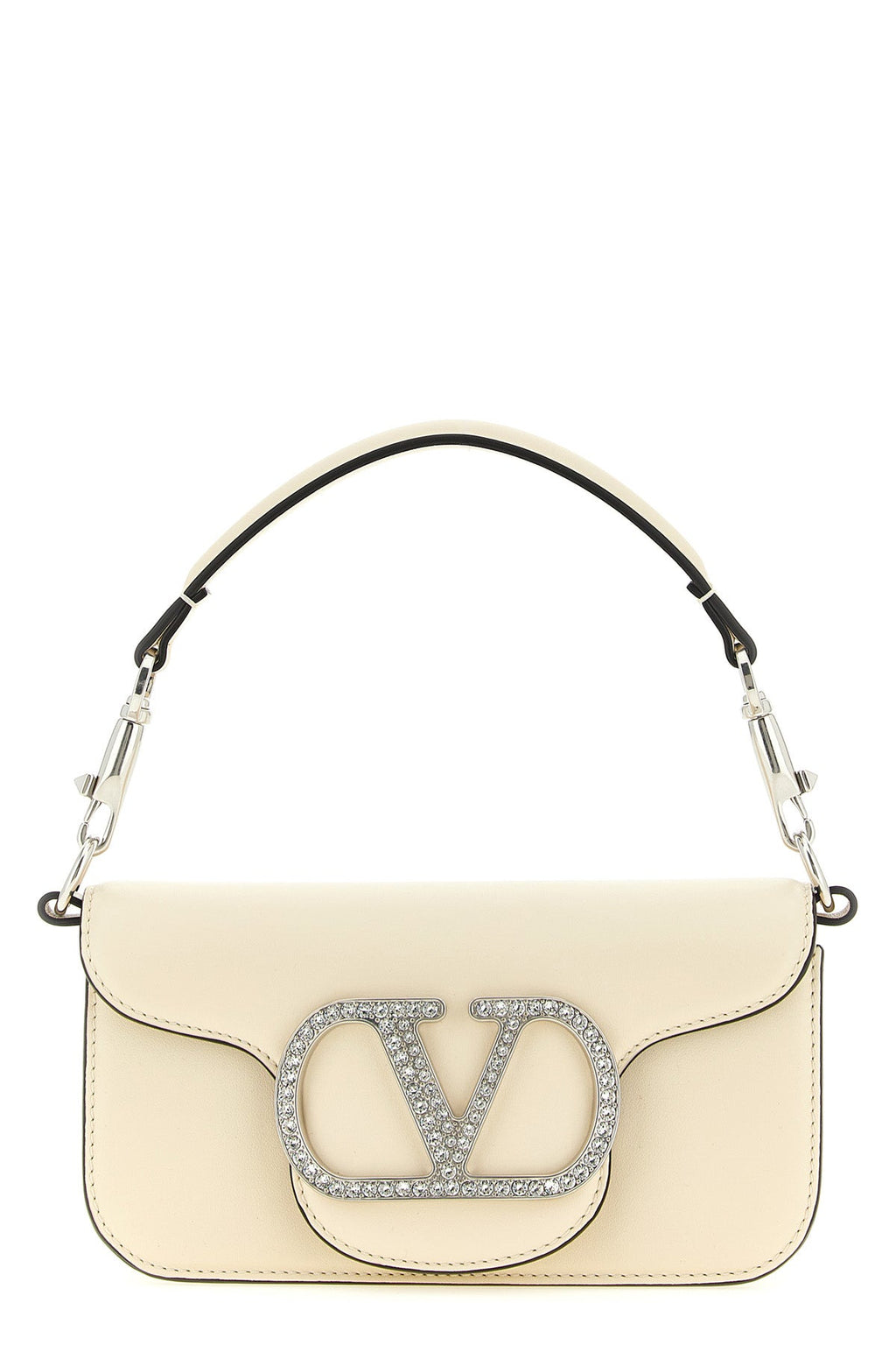 Valentino Garavani Small Shoulder Bag with Crystal VLogo