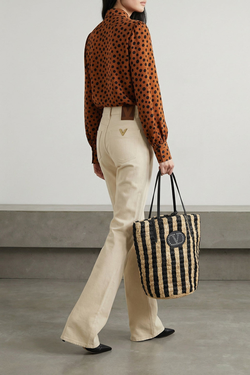 Valentino Garavani Tote Bag With Studded VLogo