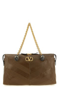 Valentino Garavani Panthea Shoulder Bag with Patchwork Construction
