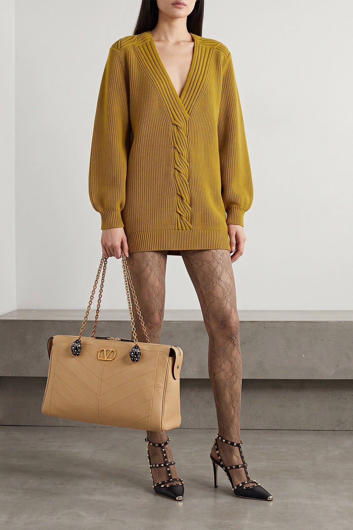 Valentino Garavani 'Panthea' Medium Shoulder Bag
