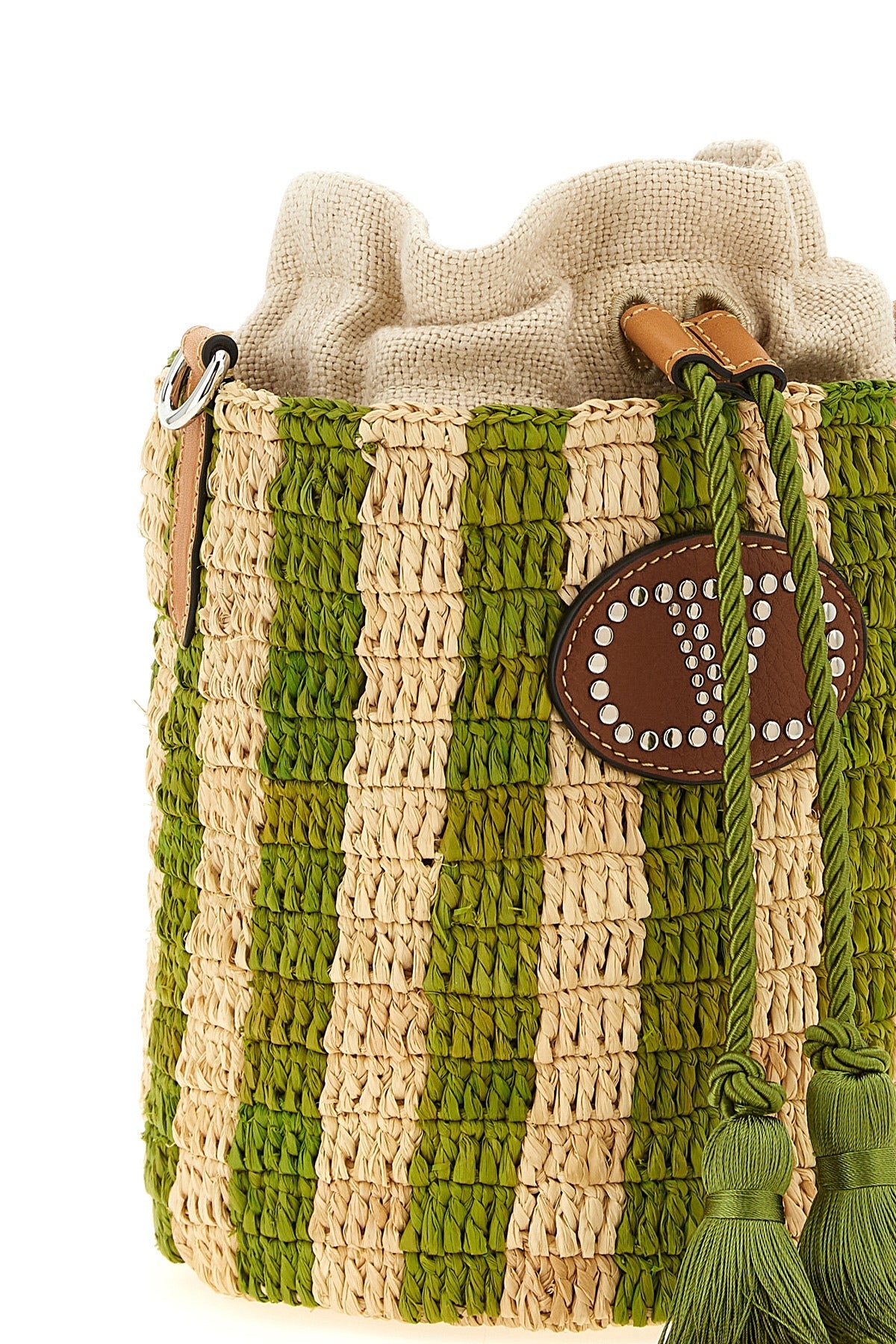 Valentino Garavani Raffia Bucket Bag