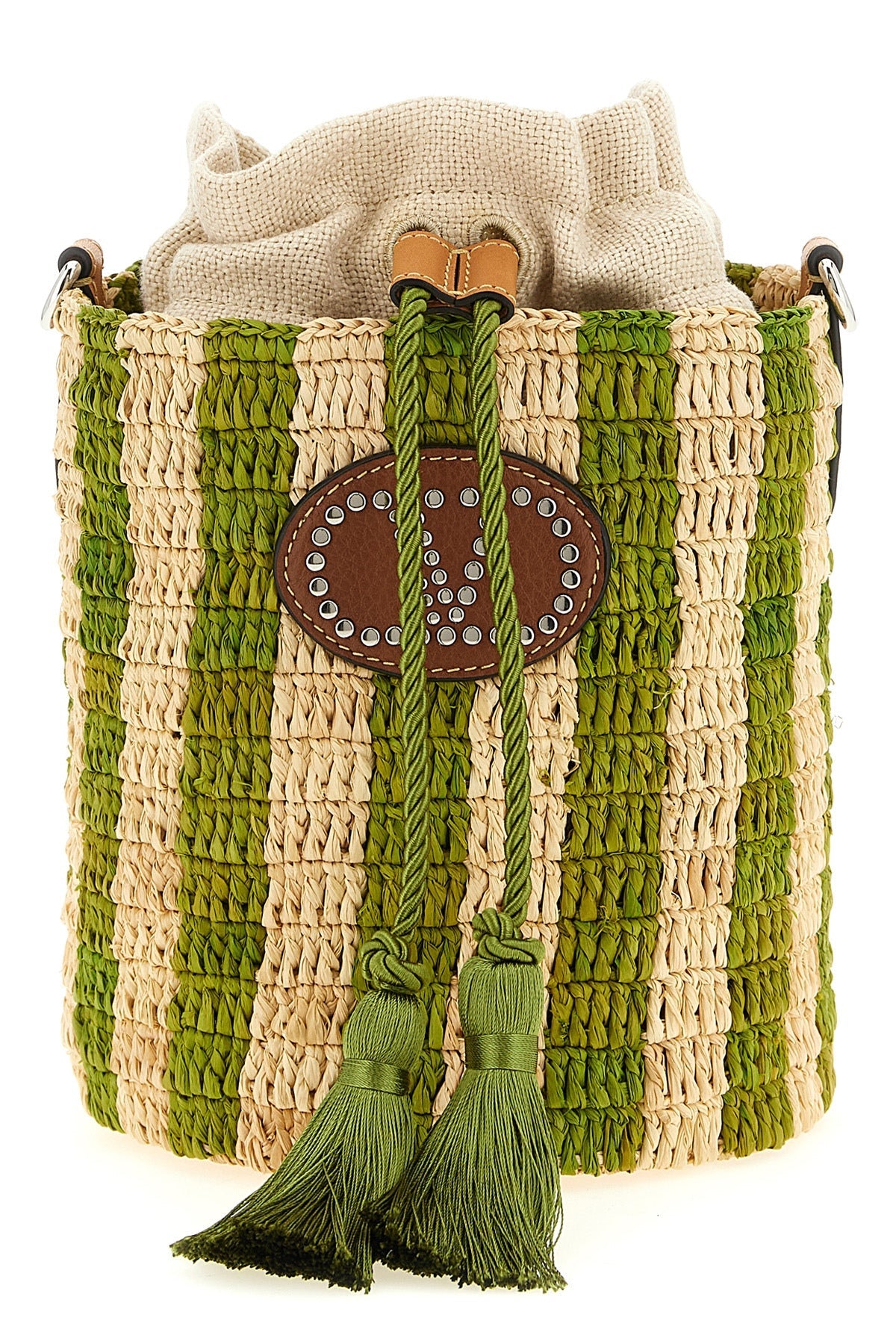 Valentino Garavani Raffia Bucket Bag