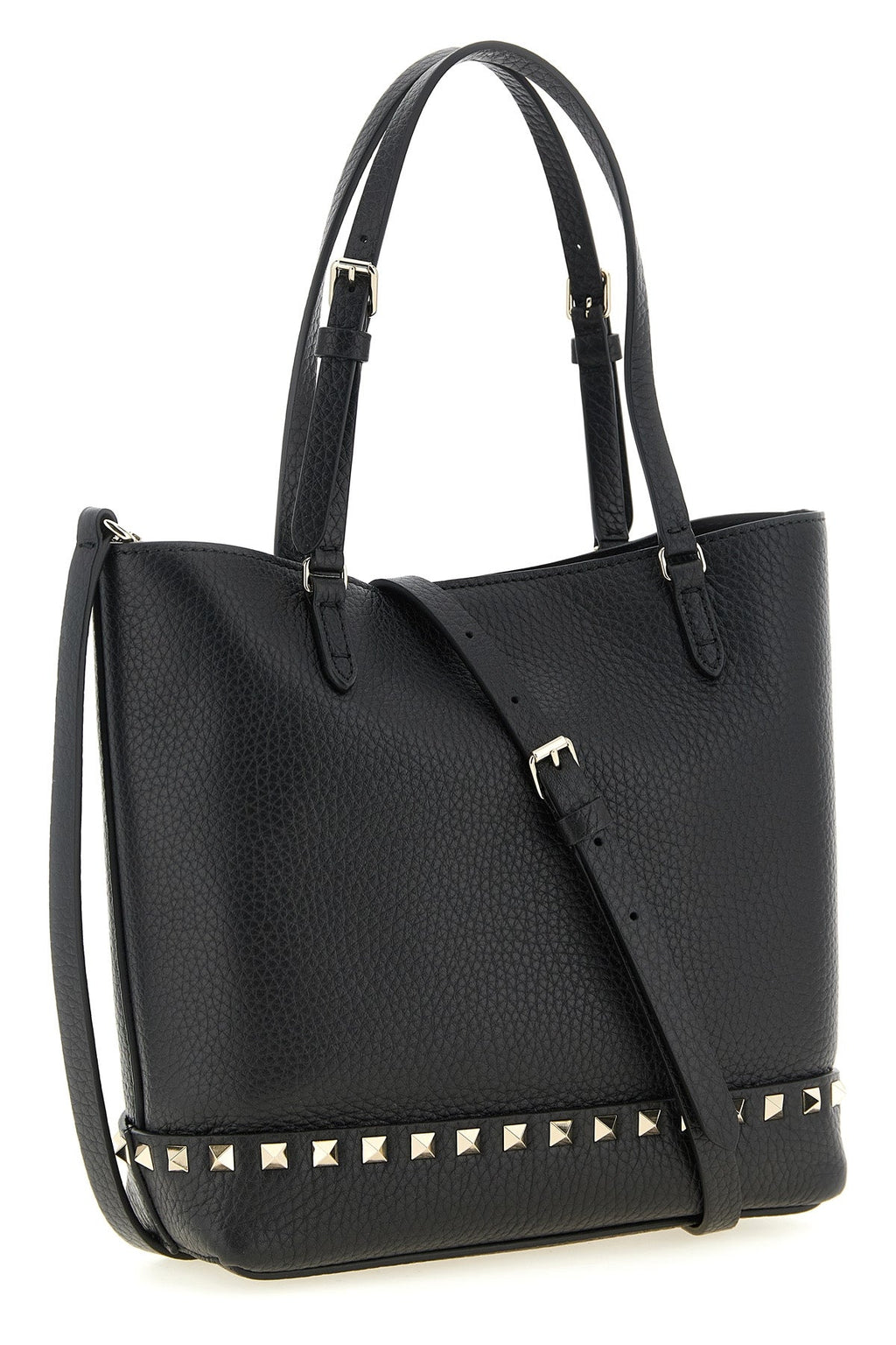 Valentino Garavani Tote Bag with Platinum-Finish Studs