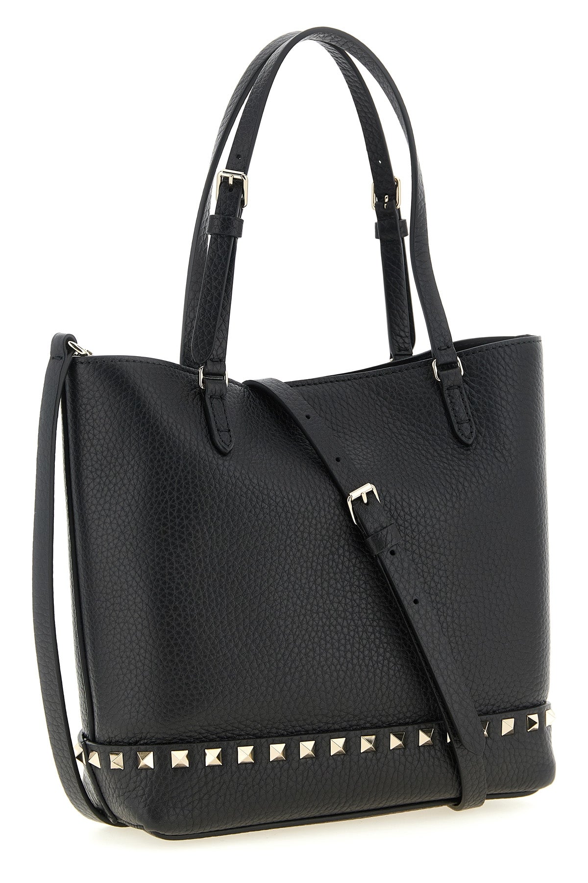 Valentino Garavani Tote Bag with Platinum-Finish Studs