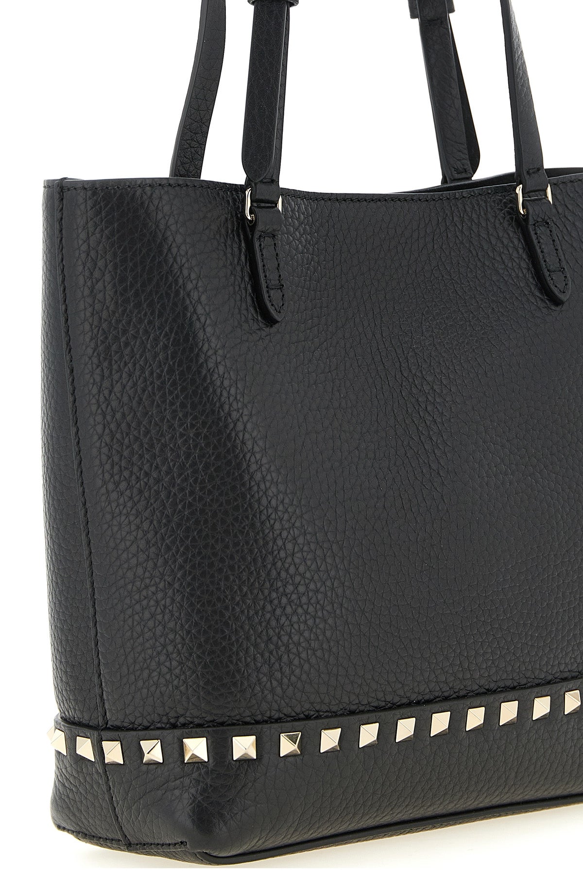 Valentino Garavani Tote Bag with Platinum-Finish Studs