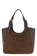 Furla Tote Bag With Contrasting Panels And Gold-Tone Buckles