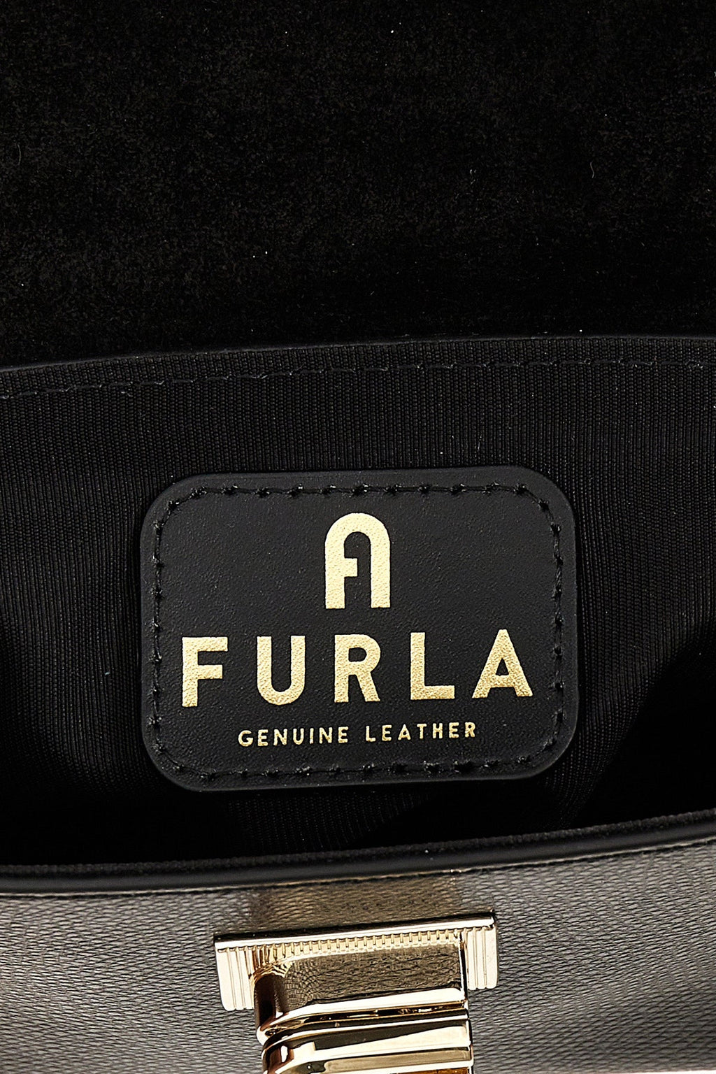FURLA Handbag Arch Logo Turn-Lock Detail