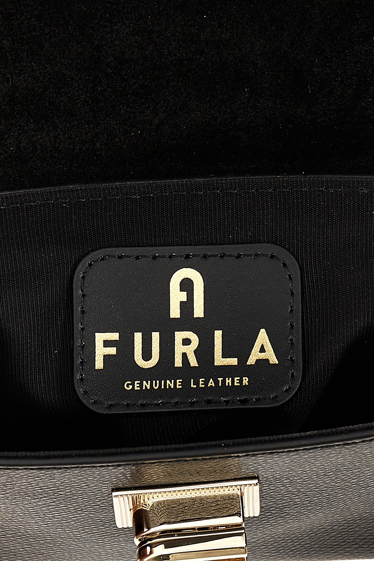 FURLA Handbag Arch Logo Turn-Lock Detail